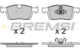 BREMSI BP3731 - B. PADS VOLVO