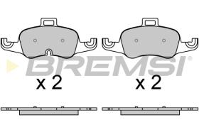 BREMSI BP3732 - B. PADS AUDI