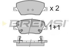 BREMSI BP3735 - B. PADS FIAT