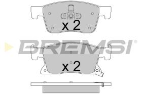 BREMSI BP3738 - B. PADS OPEL