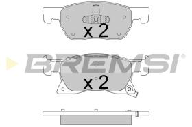 BREMSI BP3739 - B. PADS OPEL