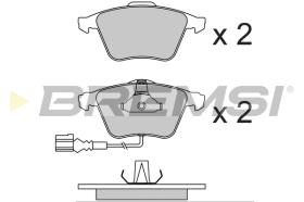 BREMSI BP3741 - B. PADS VW, AUDI, SEAT