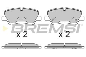 BREMSI BP3743 - B. PADS HYUNDAI