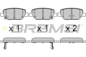 BREMSI BP3748 - B. PADS FIAT