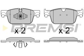 BREMSI BP3749 - B. PADS VOLVO