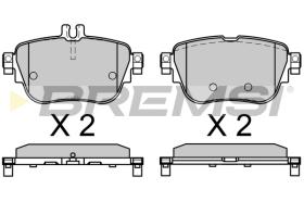 BREMSI BP3758 - B. PADS MERCEDES-BENZ