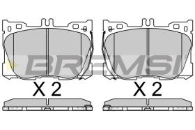 BREMSI BP3762 - B. PADS MERCEDES-BENZ