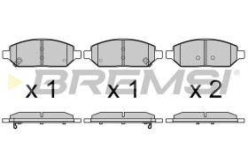 BREMSI BP3767 - B. PADS OPEL