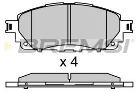 BREMSI BP3771 - B. PADS TOYOTA