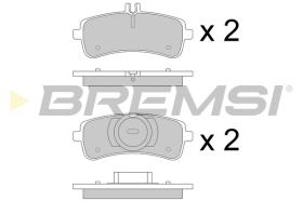 BREMSI BP3774 - B. PADS MERCEDES-BENZ