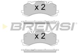 BREMSI BP3776 - B. PADS VW, AUDI