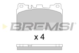 BREMSI BP3778 - B. PADS MERCEDES-BENZ