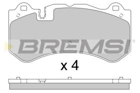 BREMSI BP3784 - B. PADS MERCEDES-BENZ