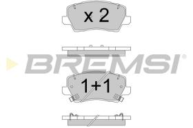 BREMSI BP3787 - B. PADS KIA