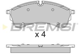 BREMSI BP3794 - B. PADS VW, MAN