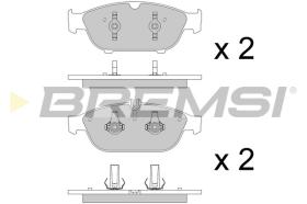 BREMSI BP3795 - B. PADS MERCEDES-BENZ