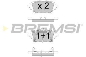 BREMSI BP3796 - B. PADS TOYOTA, LEXUS