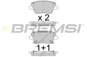 BREMSI BP3799 - B. PADS KIA, HYUNDAI