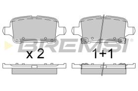 BREMSI BP3803 - B. PADS OPEL, CHEVROLET