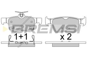 BREMSI BP3806 - B. PADS HONDA