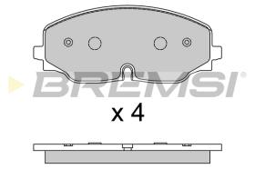 BREMSI BP3809 - B. PADS VW