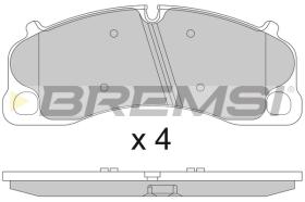 BREMSI BP3810 - B. PADS PORSCHE