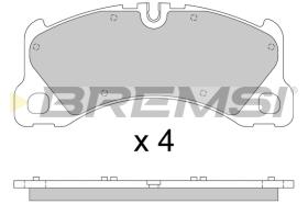 BREMSI BP3811 - B. PADS PORSCHE