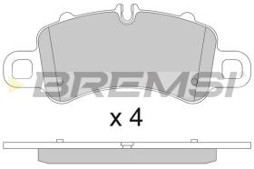 BREMSI BP3820 - B. PADS PORSCHE