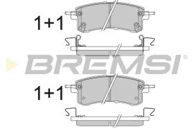 BREMSI BP3823 - B. PADS INFINITI