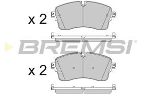 BREMSI BP3825 - B. PADS LAND ROVER, JAGUAR