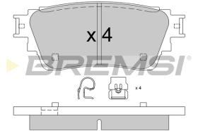 BREMSI BP3826 - B. PADS MITSUBISHI