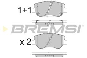 BREMSI BP3830 - B. PADS KIA, HYUNDAI