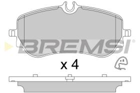 BREMSI BP3836 - B. PADS VW, MAN