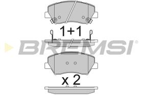 BREMSI BP3842 - B. PADS RENAULT