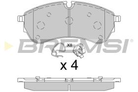 BREMSI BP3846 - B. PADS VW, MAN