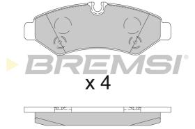 BREMSI BP3848 - B. PADS MERCEDES-BENZ