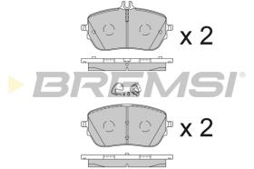 BREMSI BP3853 - B. PADS MERCEDES-BENZ