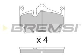 BREMSI BP3857 - B. PADS PORSCHE