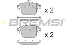 BREMSI BP3859 - B. PADS MERCEDES-BENZ