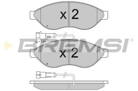 BREMSI BP3868 - B. PADS FIAT, PEUGEOT, CITROEN