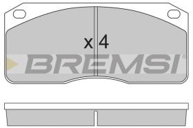 BREMSI BP7238 - B. PADS VOLVO FL 6 FL 614