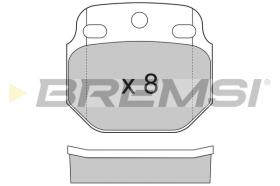 BREMSI BP7244 - B. PADS SETRA SERIES 200 S 208