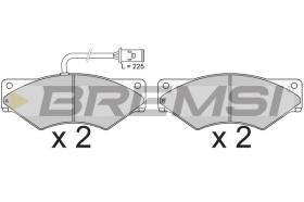 BREMSI BP7253 - B. PADS IVECO