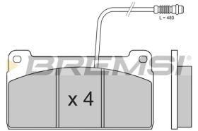 BREMSI BP7254 - B. PADS MERCEDES BENZ UNIMOG U 1550L