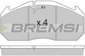 BREMSI BP7264 - B. PADS MAN TGA 18.310, 18.320 FK, FLK,