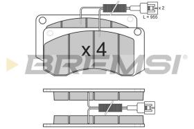 BREMSI BP7283 - B. PADS RENAULT TRUCKS