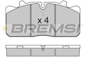 BREMSI BP7285 - B. PADS DAF LF 45 FA 45.150