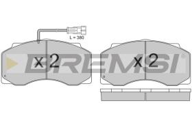 BREMSI BP7300 - B. PADS DAF 55 FA 55.210 B13