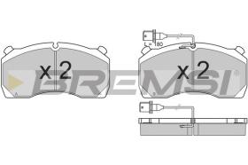 BREMSI BP7305 - BRAKE PADS 29149