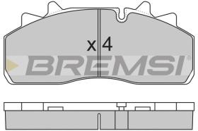 BREMSI BP7318 - B. PADS DAF LF 55 FA 55.220